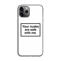 Safe with me: iPhone 11 Pro Max Transparant Hoesje