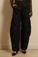 Rotate broek Zwart maat XS Polyester, Polyamide Wide Low Waisted Pants