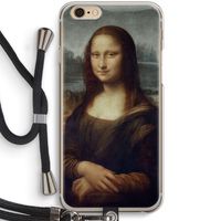 Mona Lisa: iPhone 6 / 6S Transparant Hoesje met koord