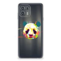 Motorola Edge 20 Lite Telefoonhoesje met Naam Panda Color