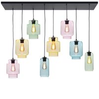 Fantasy multicolor 8 lichts hanglamp - thumbnail