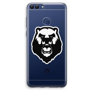 Angry Bear (white): Huawei P Smart (2018) Transparant Hoesje