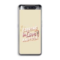 Pizza is the answer: Samsung Galaxy A80 Transparant Hoesje
