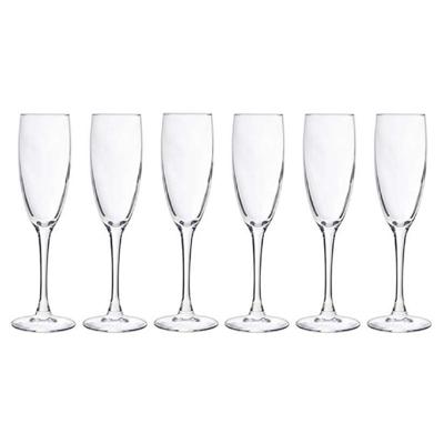 Cosy & Trendy Champagneglazen - 6x stuks - glas - 190 ml - Flutes