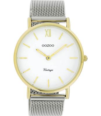OOZOO Timepieces Horloge Vintage Puur Wit | C20116