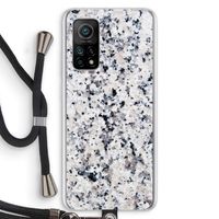 Gespikkelde marmer: Xiaomi Mi 10T 5G Transparant Hoesje met koord