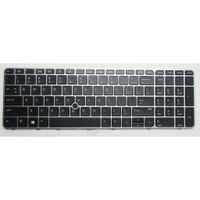 Notebook keyboard for HP EliteBook 850 G3 G4 ZBook 15u G3 with pointer silver frame backlit
