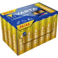 Varta VARTA Longlife AA Cube Pack24 AA batterij (penlite) Alkaline 1.5 V 24 stuk(s)