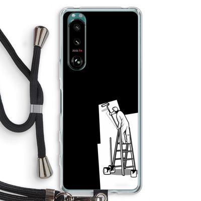 Musketon Painter: Sony Xperia 5 III Transparant Hoesje met koord