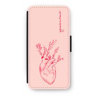 Blooming Heart: iPhone 7 Flip Hoesje