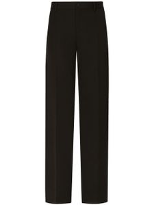 Dolce & Gabbana pantalon de costume à plis marqués - Noir