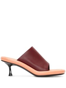 JW Anderson mules Bumper-Tube en cuir - Marron