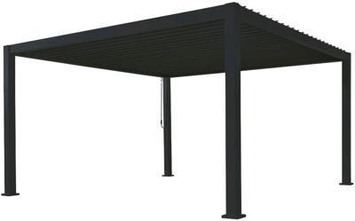 Overkapping vierkant L Rota 300 x 400 cm Matt royal grey - Suns