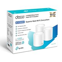 TP-LINK Deco X50 Dual-band (2.4 GHz / 5 GHz) Wi-Fi 6 (802.11ax) Wit 3 Intern - thumbnail