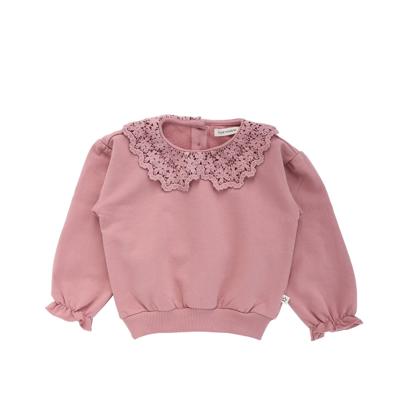 Your wishes winter sweater meisjes - roze - gebreid, gehaakt