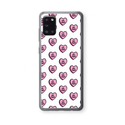 GIRL POWER: Samsung Galaxy A31 Transparant Hoesje