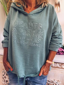 Cotton Hoodie Casual Sweatshirt