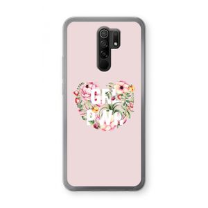 GRL PWR Flower: Xiaomi Redmi 9 Transparant Hoesje