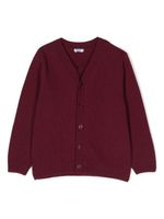 Knot cardigan Leopold en laine mérinos - Rouge - thumbnail