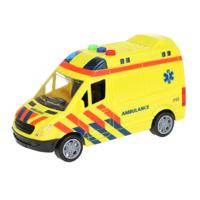 Ambulance - speelgoed auto - frictie - licht en geluid - speelgoed