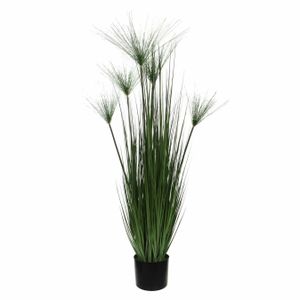 Mica Decorations - gras kunstplant - groen - H127 x D17 cm   -