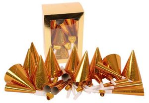 Set Cotillons laser goud