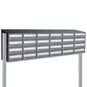 Allux Hive Set 6-Breed, 4-Hoog Met Dak Op Statief Antraciet - 40030065_6x4ds