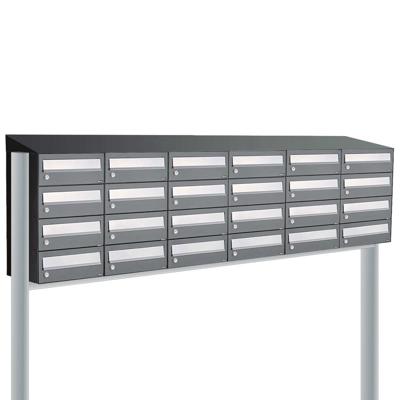Allux Hive Set 6-Breed, 4-Hoog Met Dak Op Statief Antraciet - 40030065_6x4ds
