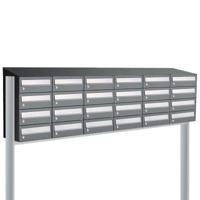 Allux Hive Set 6-Breed, 4-Hoog Met Dak Op Statief Antraciet - 40030065_6x4ds