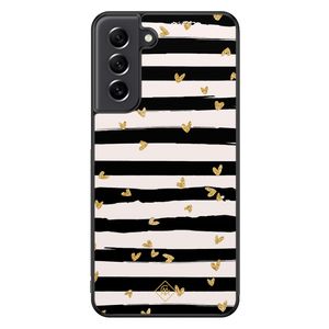 Samsung Galaxy S21 FE hoesje - Hart streepjes