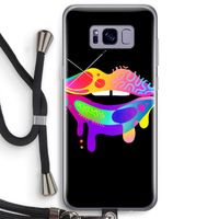 Lip Palette: Samsung Galaxy S8 Plus Transparant Hoesje met koord