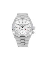 Vacheron Constantin montre Overseas Dual Time 41 mm non portée - Argent - thumbnail