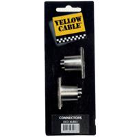 Yellow Cable XLR03 3-pins XLR chassisdeel, male, 2 stuks - thumbnail