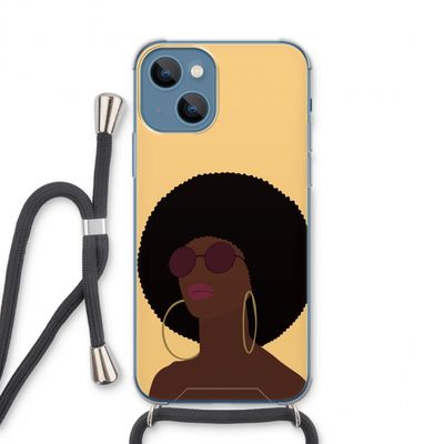 Golden hour: iPhone 13 Transparant Hoesje met koord