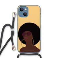 Golden hour: iPhone 13 Transparant Hoesje met koord Golden hour: iPhone 13 Transparant Hoesje met koord