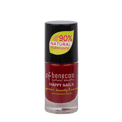 Vegan nail polish cherry red 20-free plantbased