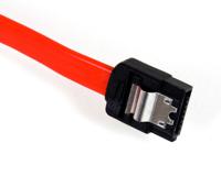 Sharkoon SATA 2 Cable with latch, 50 cm SATA-kabel 0,5 m Rood - thumbnail