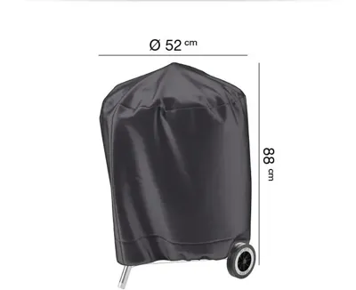 AeroCover houtskoolbarbecuehoes 52x88cm