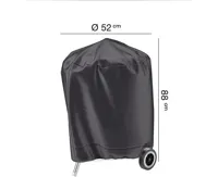 AeroCover houtskoolbarbecuehoes 52x88cm
