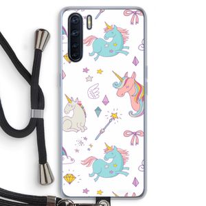 Fantasiewereld: Oppo A91 Transparant Hoesje met koord