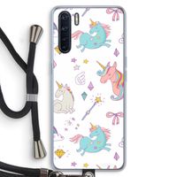 Fantasiewereld: Oppo A91 Transparant Hoesje met koord