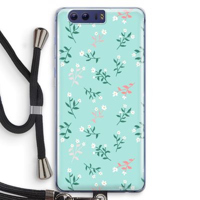 Small white flowers: Honor 9 Transparant Hoesje met koord