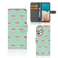 Samsung Galaxy A73 5G | Telefoonhoesje | Met pasjeshouder | Pups