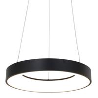 Steinhauer Led hanglamp Ringlede Ø 48cm zwart 2695ZW