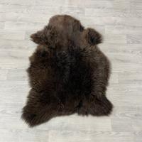 Schapenvacht bruin grijs 95x70cm