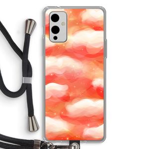 Lichte Wolken: OnePlus 9 Transparant Hoesje met koord
