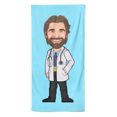 Cartoon Handdoek Doctor - Pillow Buddies