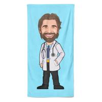 Cartoon Handdoek Doctor - Pillow Buddies