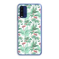 Flamingo bladeren: Xiaomi Redmi 9T Transparant Hoesje