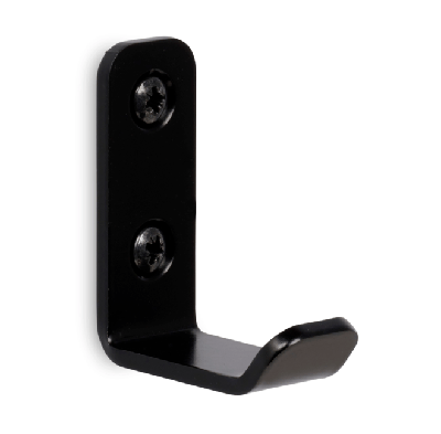 LIROdesign kapstokhaak klein zwart - per stuk